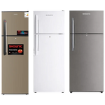 Shownic Top Mount Refrigerator RF-DFT3501 - 10 ft. Capacity - Direct Cooling System - Secure Door Lock - Tropical Compressor - LED Interior Lighting - External Condenser Grid