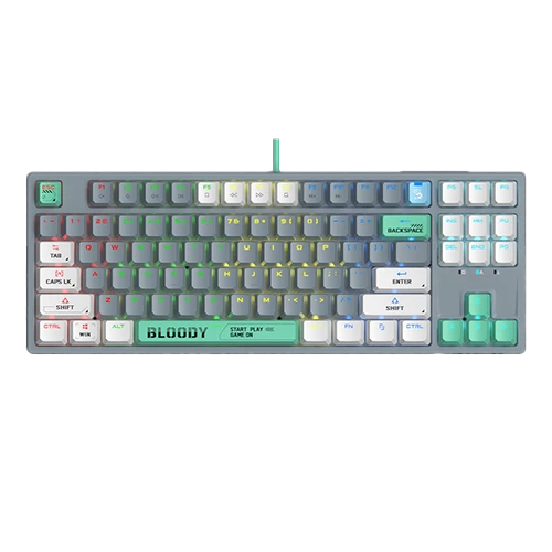 Bloody S87 Mechanical Keyboard - 80% TKL - BLMS Red Plus Switch - Wired USB - Hot-Swappable