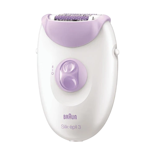 Braun Milo Silk-Épil 3 Epilator SE3-170 - Removes Hair from the Root for Long-Lasting Smooth Skin with Smart Light- White
