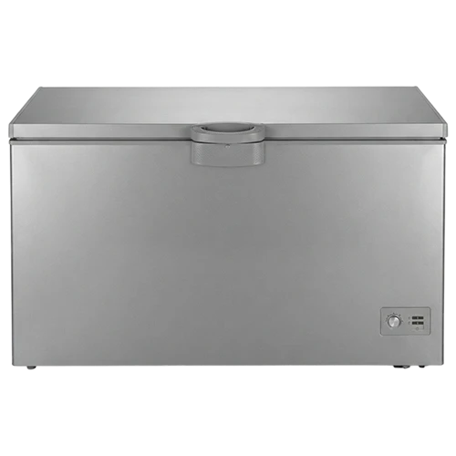 Whirlpool Large Chest Freezer WCF467SIR - 451 L Total Capacity - Direct Cooling System - Counterbalanced Lid -Removable Wire Basket - Mechanical Rotary Controls -  Silver