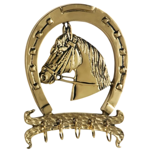 Virtus Antique Key Holder Horseshoe Large 1055 - Gold