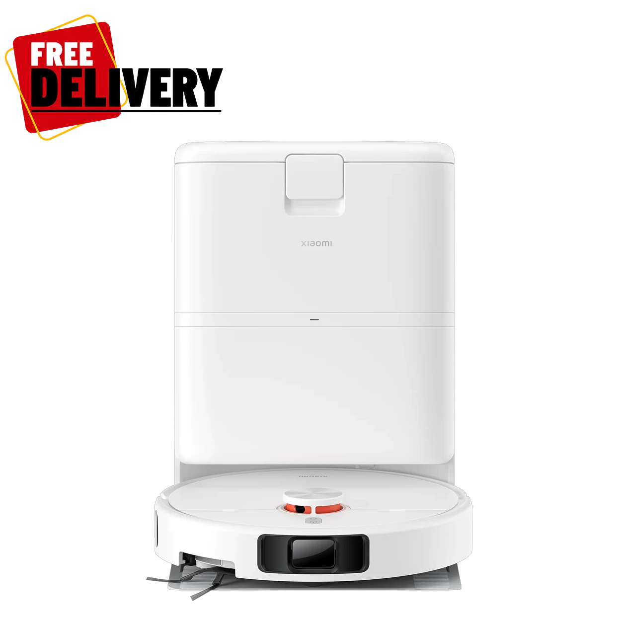 Xiaomi Robot Vacuum H50 Pro EU - 15,000 Pa Suction Power - Adaptive Edge Cleaning - Rotary Mopping System - Carpet Detection Technology - White