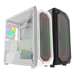 Games Master MX700 ATX Mid-Tower PC Gaming Case - ARGB Lighting - Up to 6 Fans