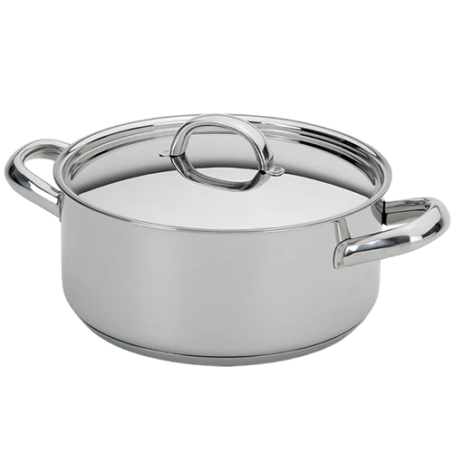 Silampos Essential Stainless Steel Casserole 26 cm - Silver