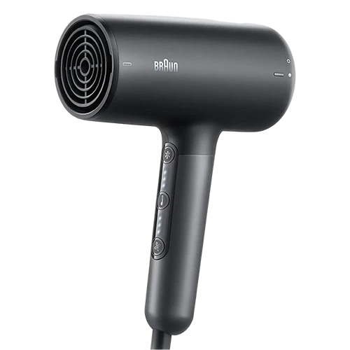 Braun HD4.2 Ultimate Performance Hair Dryer - 2100 W Motor - Super IONTEC Technology - Electronic Touch Control - 3 Heat & 2 Speed Settings - Cool Shot - Black