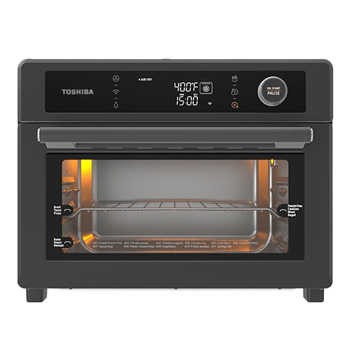 Toshiba Fryer Toaster Oven TL2-SAC25GZE - 25L Capacity - Energy Efficient - Healthy Air Fry - Temperature Up to 230°C - Grey