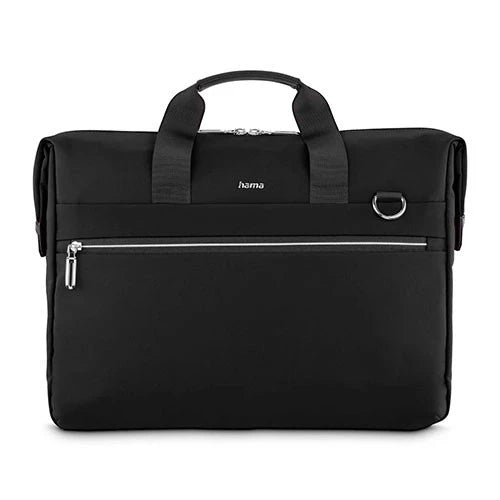 Hama Ultimate Laptop Bag - Water-Repellent Material - Trolley Strap - Laptop and Tablet Compartment - Black