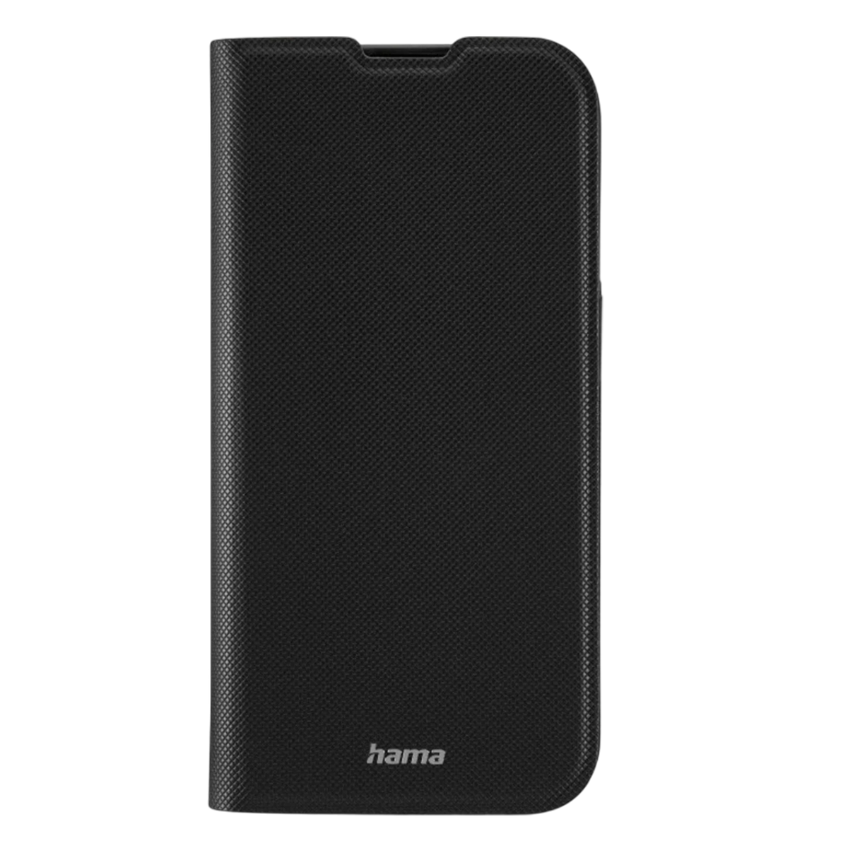 Hama Daily Protect Mobile Phone Bag for Apple iPhone 16 Pro / Pro Max - Raised Screen Border and Camera Edges - Anti Fingerprint Surface - Hidden Magnetic Closure - Black