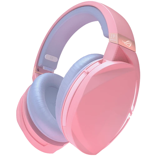 Asus ROG Strix Fusion 300 PNK LTD Gaming Headset - 50mm Asus Essence Drivers - Airtight Chamber Design - 7.1 Virtual Surround Sound - Immersive Gaming Audio - Retractable Microphone - Pink