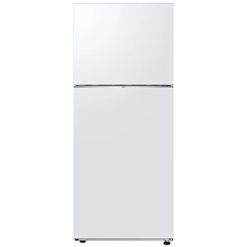 Samsung Top Mount Refrigerator RT38CG6000WW - 14 ft Capacity - Digital Inverter Technology - SpaceMax Insulation - All-Around Cooling System - Modern Flat Door Design - White