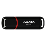 Adata UV150 USB Flash Drive - USB 3.2 Gen1 - Up to 100 MB/s - Black