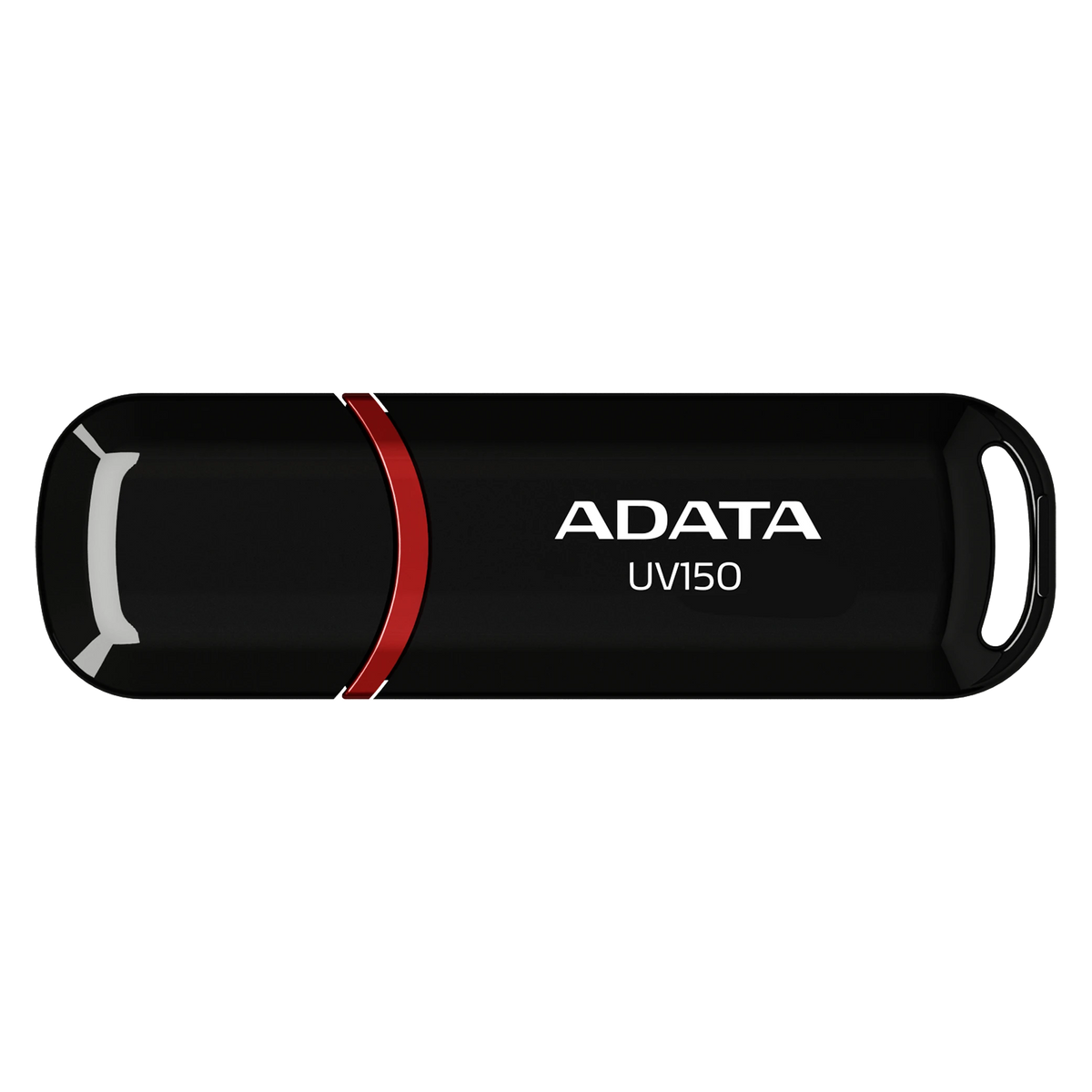 Adata UV150 USB Flash Drive - USB 3.2 Gen1 - Up to 100 MB/s - Black