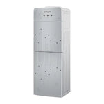 Shownic Water Dispenser with Refrigerator- Three Water Outlets- High Efficiency Compressor Cooling - Sleek Tempered Glass Design