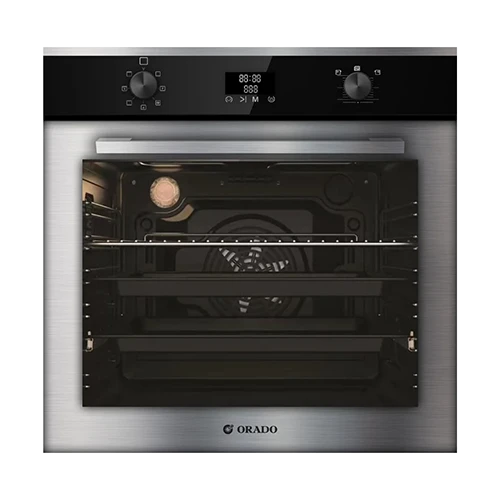 Orado Built-in Oven 60cm OR-BO695TG2-SS - 76L Capacity - 2-Knob Control - 10 Cooking Programs - Steel