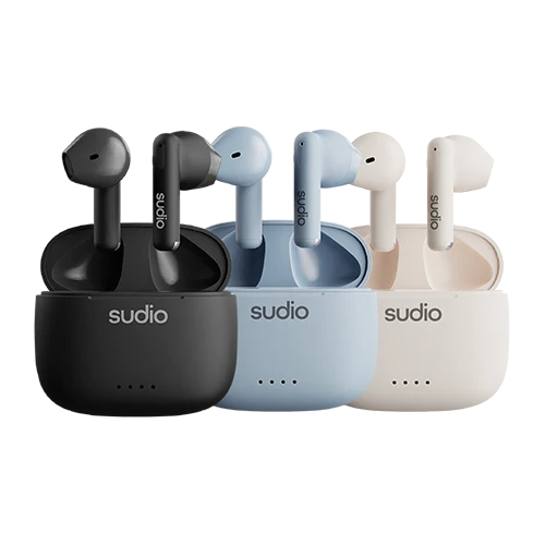 Sudio A1 No-Fuss True Wireless Earbud In Ear IPX4 - 6 Hours Battery Life - IPX4 Water Resistance - Touch Controls