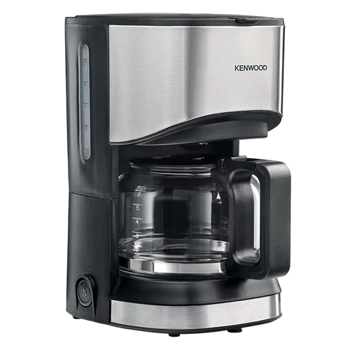 Kenwood Drip Coffee Machine CMM05.000BM - Up to 6 Cups - 40 Minute Auto Shut Off - 550 W - Anti-Drip Feature - Black & Silver