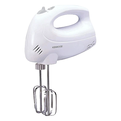 Kenwood Hand Mixer HM430 - 250W with 2.7L Rotary Bowl - 6 Speeds + Turbo Button - Twin Stainless Steel Kneader - White