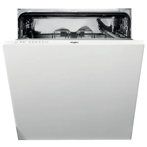 Whirlpool Supreme Clean Integrated Dishwasher WIE2B19NUK - 13 Place Settings Capacity - 5 Wash Programs - Adjustable Upper Rack - External Water & Overflow Protection - Hot Water Connection Compatible - White
