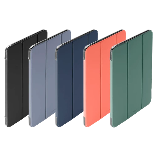 Hama Fold Clear Tablet Case - Apple iPad 10.9" 10th Gen, 2022 - Auto Wake/Sleep Multi-Angle Stand - Lightweight Polyurethane with Transparent Back
