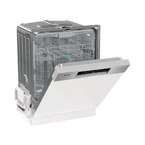 Gorenje Semi-Integrated Dishwasher 60 cm GI643D90X - 16 Set and 3 Baskets - FlexUse Baskets - AutoProgramme - Total AquaStop - Grey