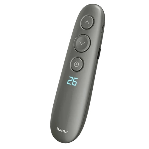 Hama Spot Pointer V2 Presenter 139919 Dig Laser Pointer Spot-Illumination Magnifi - Grey
