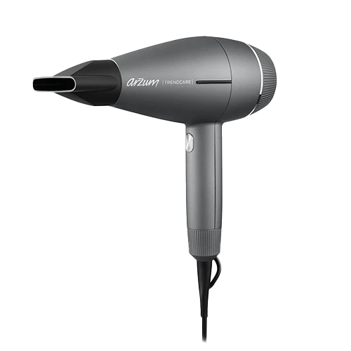 Arzum AR5109 Trendcare Professional Hair Dryer - 2100W AC Motor - Cold Air Button - Concentrator & Diffuser Attachments - Removable Filter - Anthracite