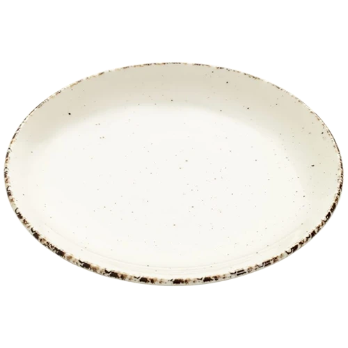Gural Side Model GBSEO21DU58KH 210515 - 21 cm Flat Side Brown Plate - Beige