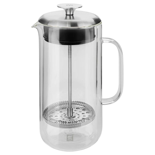 Zwilling Sorrento Plus Double Wall Glassware French Press 750ml 1003105 - Transparent