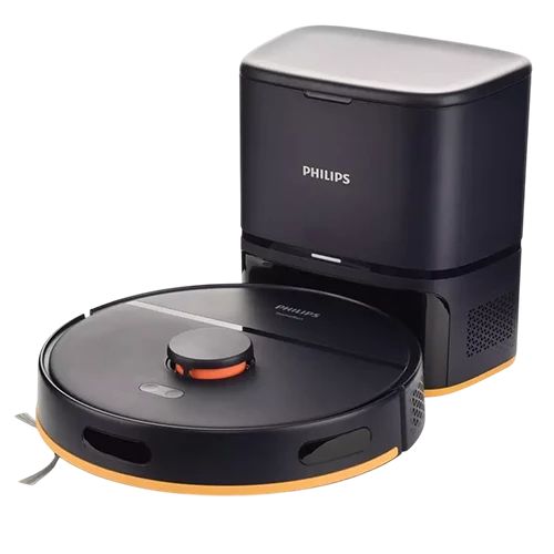 Philips 2000 Series Robotic Vacuum Cleaner XU2100/15 - 6000 Pa - Auto-Empty Station - LDS Radar Navigation - Washable EPA 11 Filter - Dark Blue
