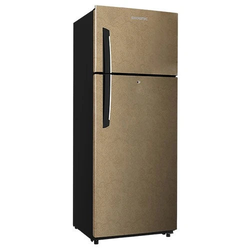 Shownic Top Mount Refrigerator RL-488 - 16 ft. Capacity - Tropical Compressor - Dedicated Compressor Cooling Fan - Direct Cooling System - Stainless Steel Doors and Frame