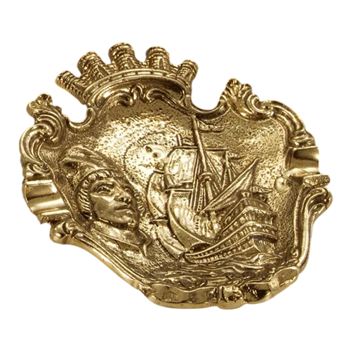 Virtus Antique Ashtray Discovery 1183 - Gold