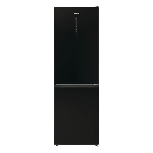 Gorenje Fridge Freezer NRK6192ABK4 - 11 ft. Capacity - Advanced AdaptTech System - NoFrost Plus Technology - MultiFlow 360° Air Circulation - IonAir Freshness - Black