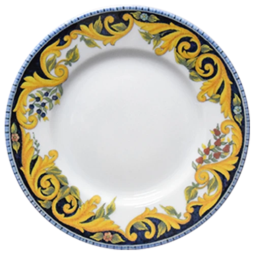Saturnia Ischia Tuscany Porcelain Dessert Plate Frutta 21 cm - White