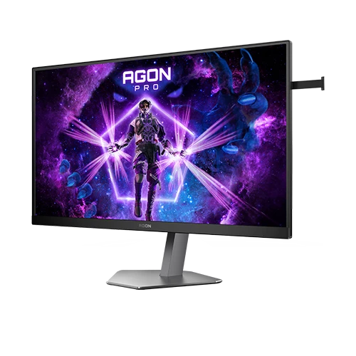 AOC Agon Pro AG276FK Gaming Monitor AG276FK - 27 Inch - FHD - Fast IPS - 520Hz 0.5ms GtG - Light FX RGB - Grey