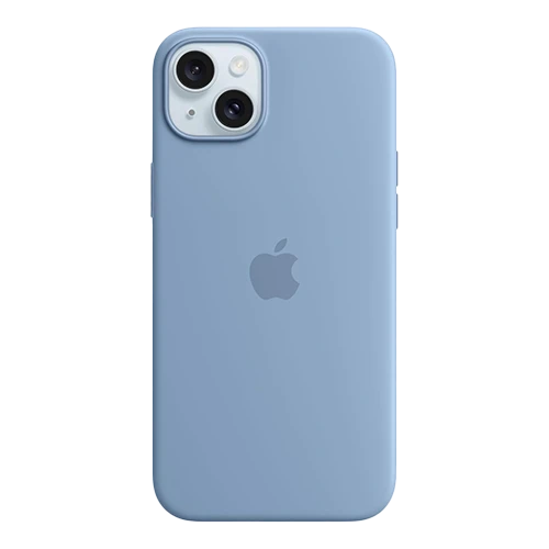 Apple iPhone 15 Plus Silicone Case - MagSafe Protective Case - Soft-Touch Exterior with Microfiber Lining - Drop and Scratch Resistance