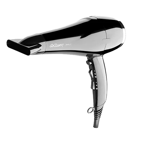 Arzum AR5011 İmaj Hair Dryer - 2200W Motor - Cold Shot Function - Concentrator Nozzle & Diffuser - 2 Speed Settings - Black