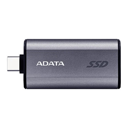 ADATA SC750 External SSD - USB 3.2 Gen2 Type-C - 1,050 MB/s - Black Titanium