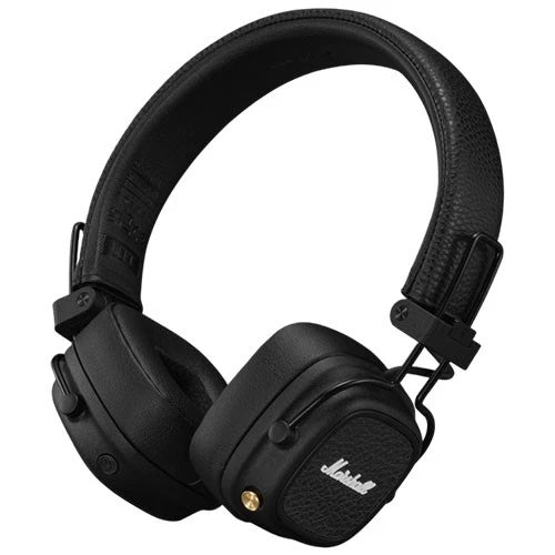 Marshall Major V On-ear Headphones - 100+ Hours Battery Life - Bluetooth 5.3 - Marshall Signature Sound - 40mm Dynamic Drivers - High-Quality Call Mic