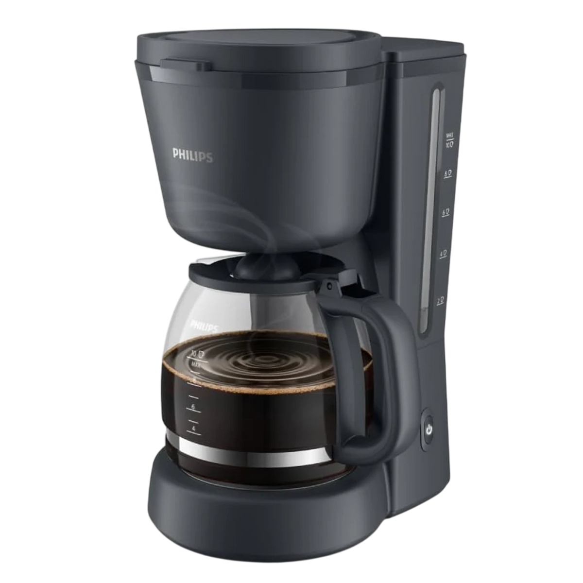 Philips Drip Coffee Maker 1000 Series HD7430/90 Drip Coffee Machine - 1.2L - Auto Shut-Off - 1.2L Capacity -Keep Warm Mode - Drip Stop - Auto Shut-Off - Black