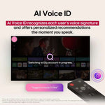 LG UHD AI 4K Smart Television UA85006LA - 4K UHD Display -Cinematic -Gaming Optimization - AI Magic Remote - webOS - α7 AI Processor Gen8 -  Black