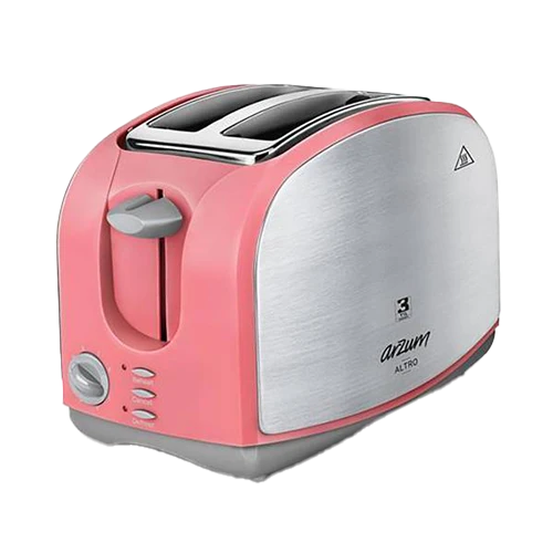 Arzum Toaster AR2014 - 900W - 2-Slice Capacity - 8 Browning Levels - Metal Body
