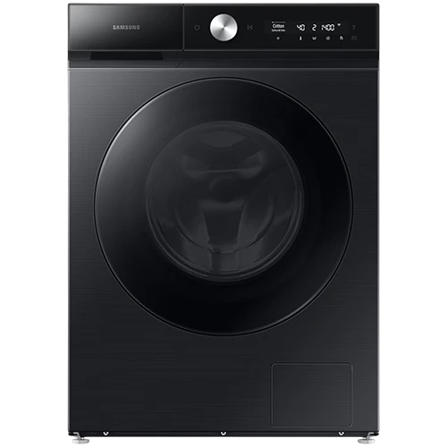 Samsung Front Load Washing Machine WW12BB944DGB - 12 Kg - 1400 RPM Spin Speed - Digital Inverter Motor - AI Ecobubble and AI Wash Technology - Black