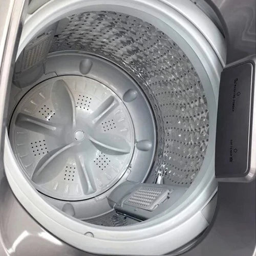 Gorenje Top Load Washing Machine - 700 rpm Spin Speed - 8 Wash Programs - Snowflake Drum Technology - Time Delay & Pause-and-Add Function - Grey