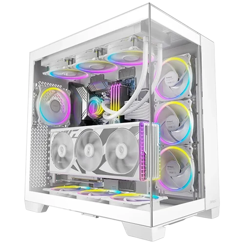 Antec C8 Constellation Series Full-Tower E-ATX PC Gaming Case - Dual-Chamber Design - Up to 10 Fans x 120mm - White