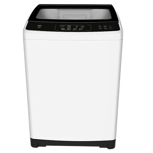 TCL Top Load Washing Machine F312TLW - 12 Kg - Full Automatic - 8 Smart Programs - LED Display - TCL Honeycomb Drum - Child Lock - White