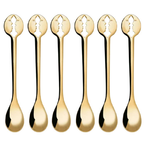 Bugatti Cutleries Kiss 6 Pieces Moka Spoon