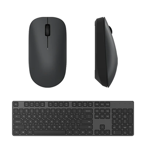 Xiaomi Wireless Keyboard and Mouse Combo - 100% Full-size - Membrane - 2.4GHz Wireless - Ergonomic Design - Black