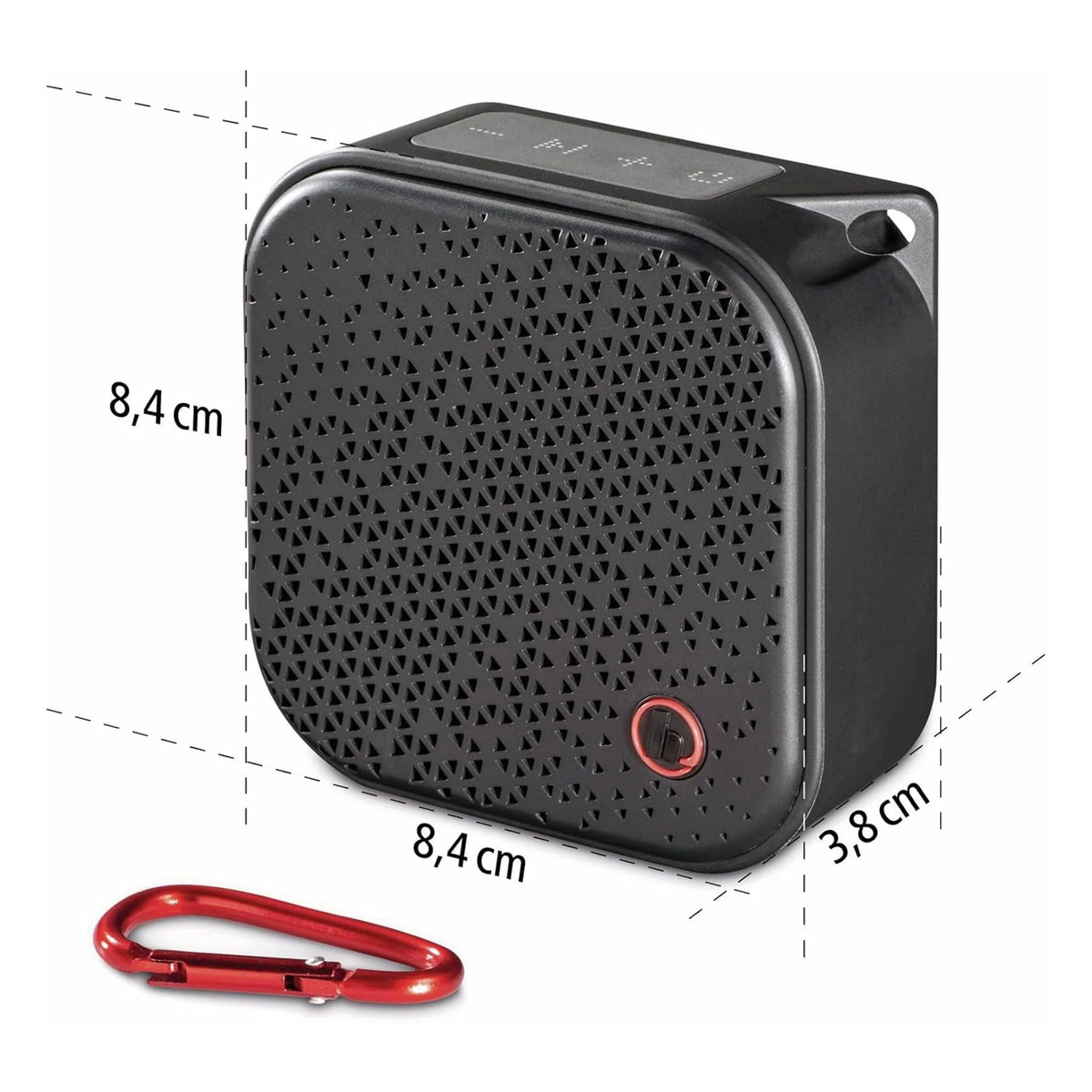 Hama Bluetooth Pocket 2.0 Loudspeaker Waterproof - 3.5 W - IPX7 Waterproof Protection - Rechargeable Battery - USB-C Charging Port