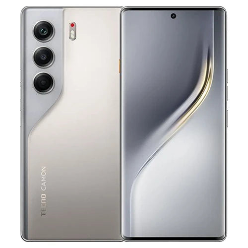 Tecno Camon 40 Pro 5G Smartphone Dual Sim 256 GB Rom - AMOLED 144Hz Display - 50MP Dual Camera - 5200mAh Battery - MediaTek Dimensity 7300 Ultimate Processor - 45W Fast Charge