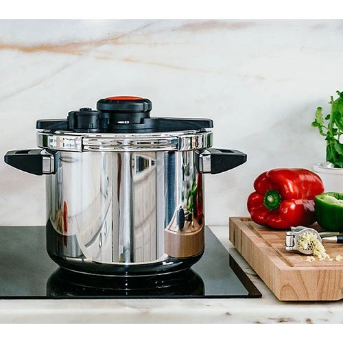 Silampos Traditional Stainless Steel Pressure Cooker no Basket - Silver